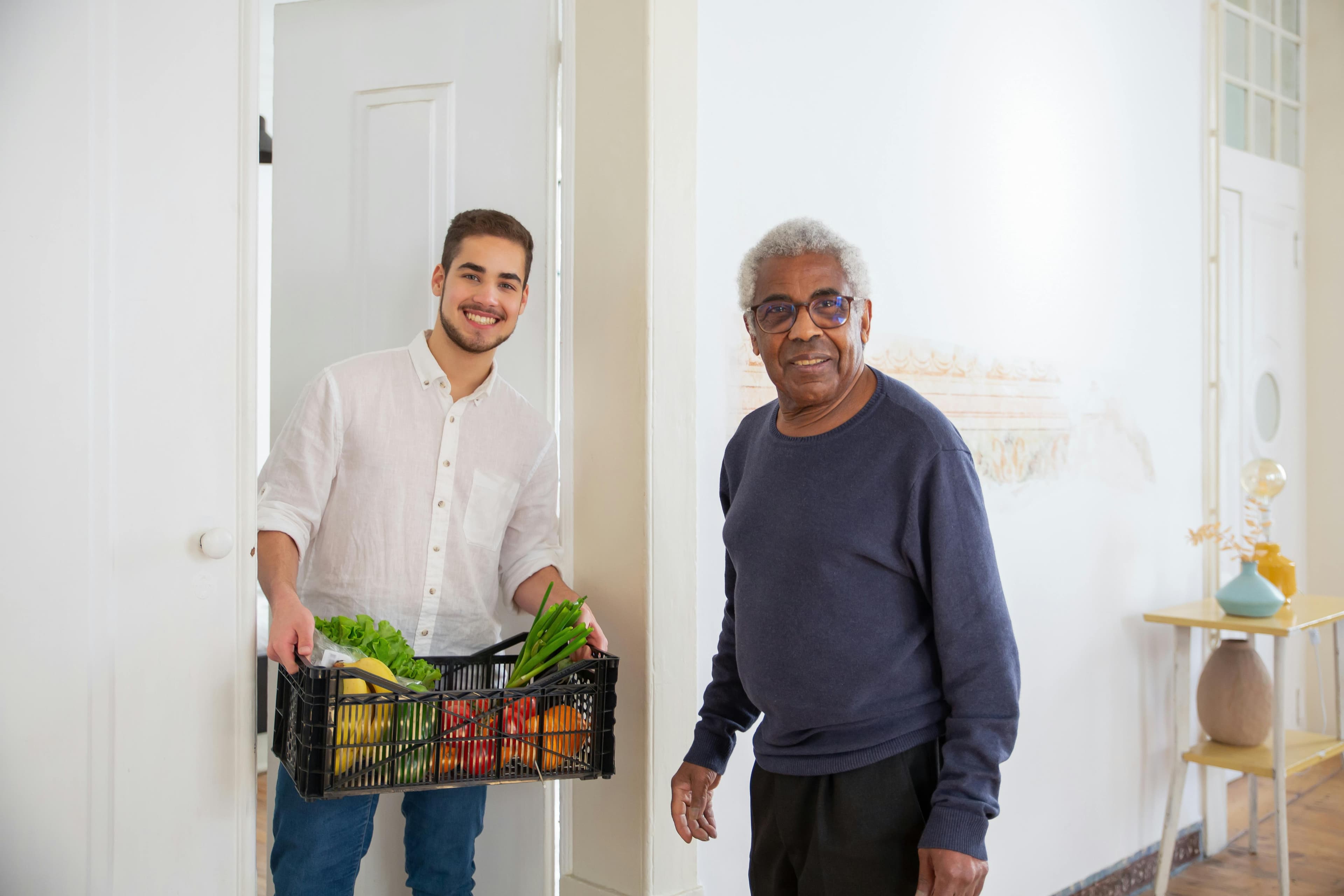 Caregiver providing compassionate at-home support